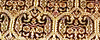 Teppich mit Muster, gold